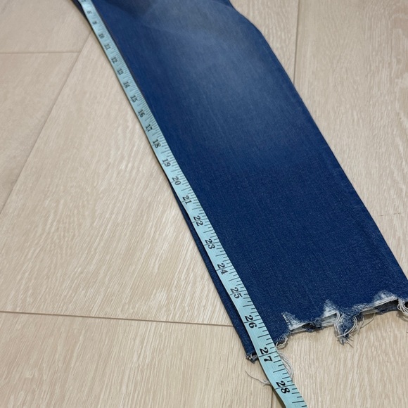 Rag & Bone Distressed Blue Mid-Rise Ankle Skinny Jeans NEW - Picture 10 of 12